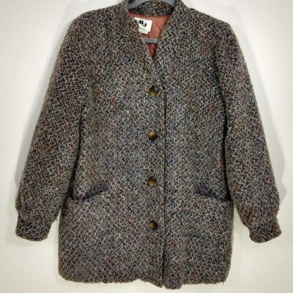 MJ Seattle Vintage Mohair and Wool Blend Jacket for Women - Picture 1 of 7